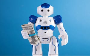Robot with Money in its hand